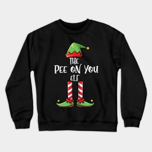 Snarky Sassy Elf Sarcastic Matching Family Christmas Party Crewneck Sweatshirt